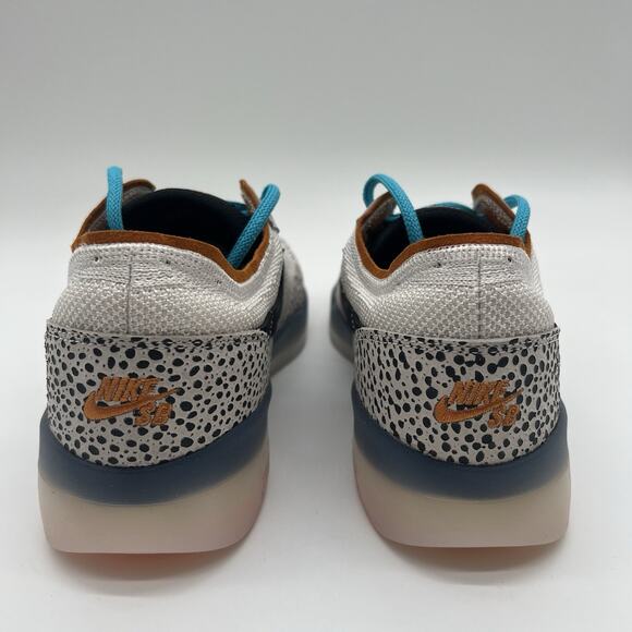 Mens Size 8 Nike SB PS8 White Blue Black Skateboarding Sneakers FN0374 001 NEW - Picture 5 of 7
